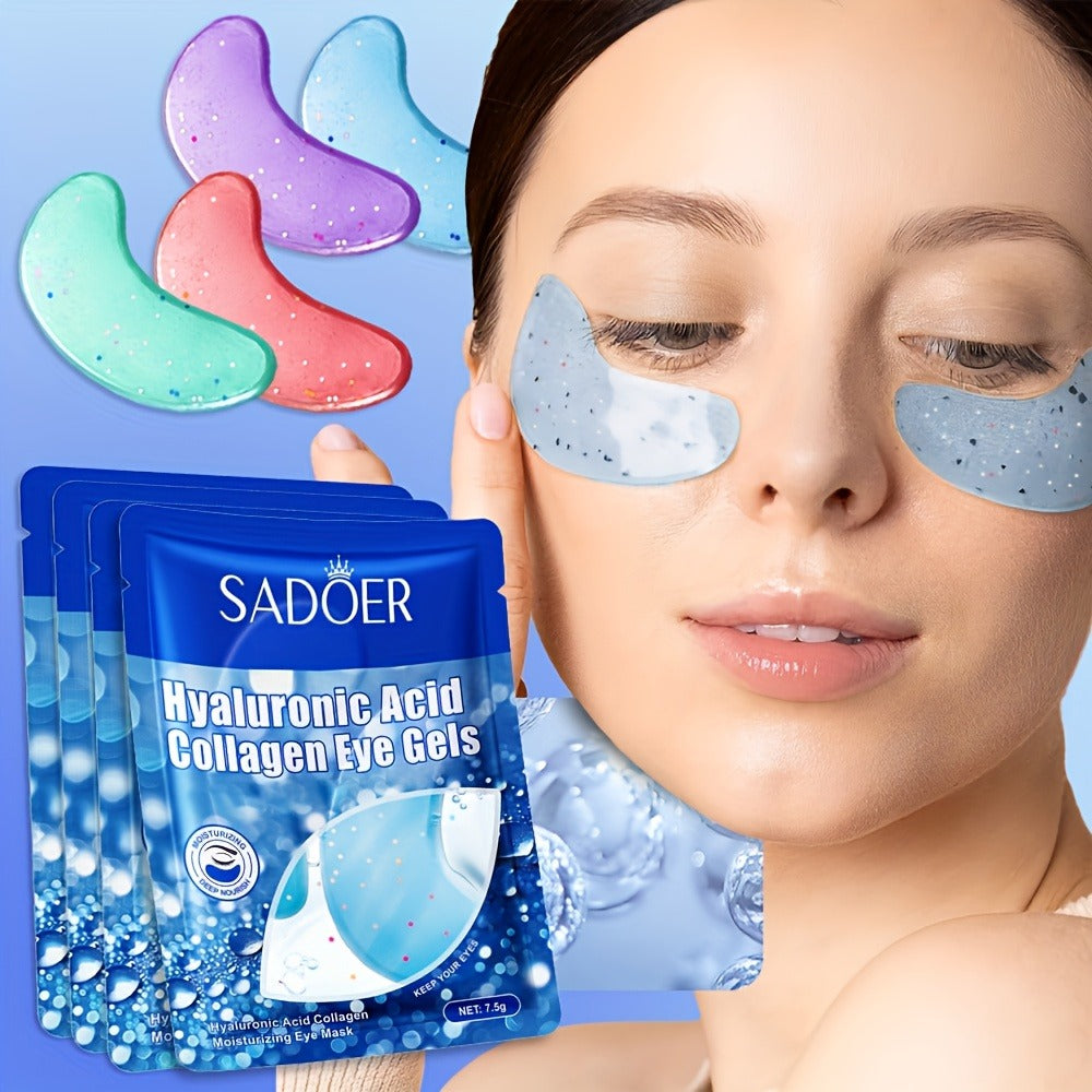 Lip & Under Eye Mask Travel Set 62 Pieces – Moisturizing Non-Greasy Lip Mask & Eye Patch Kit, Hydrating Autumn Winter Skincar