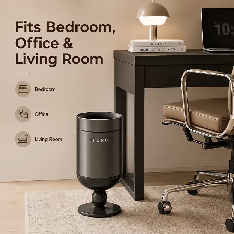 Wide Opening Waste Bin with Sliding Base