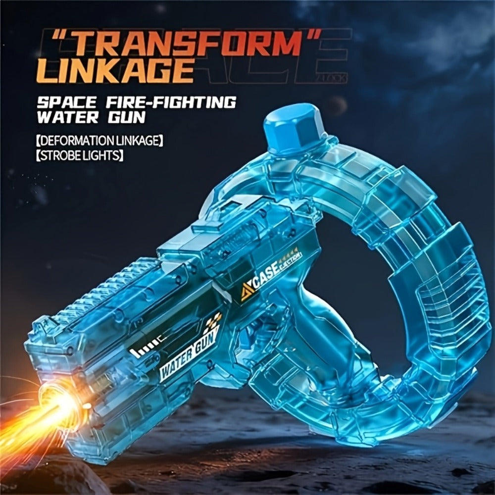 Rechargeable Transforming Electric Water Blaster with LED Muzzle Light and Blue or Blue Spec2 Option — image 2
