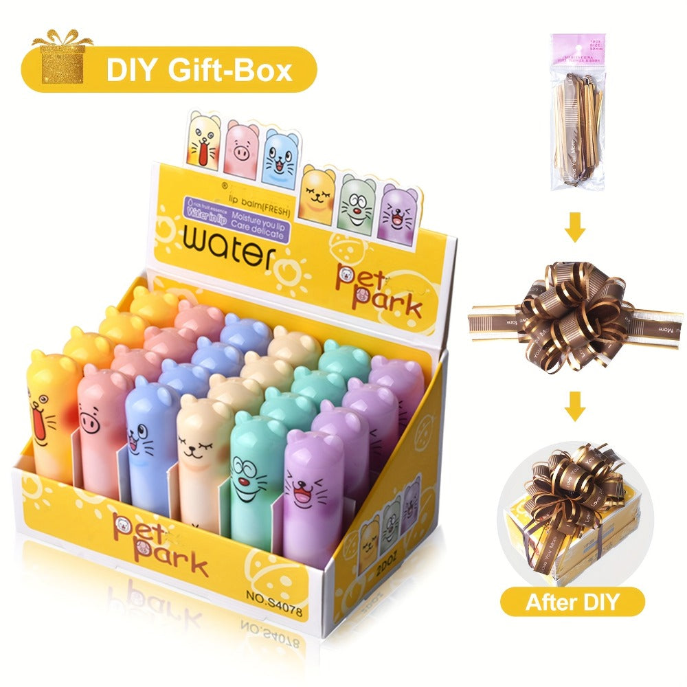 Lip Balm WATER PARK PET PARK 24-Piece Set with Twist-Up Tubes, Character Packaging and Two Box Styles — image 5