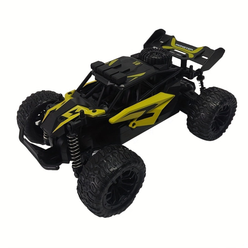 RC Off-Road Truck for Kids Ages 6+, High Speed Remote Control Car Alloy Steel Body Full-Function 4WD Monster Truck Toy for Bo