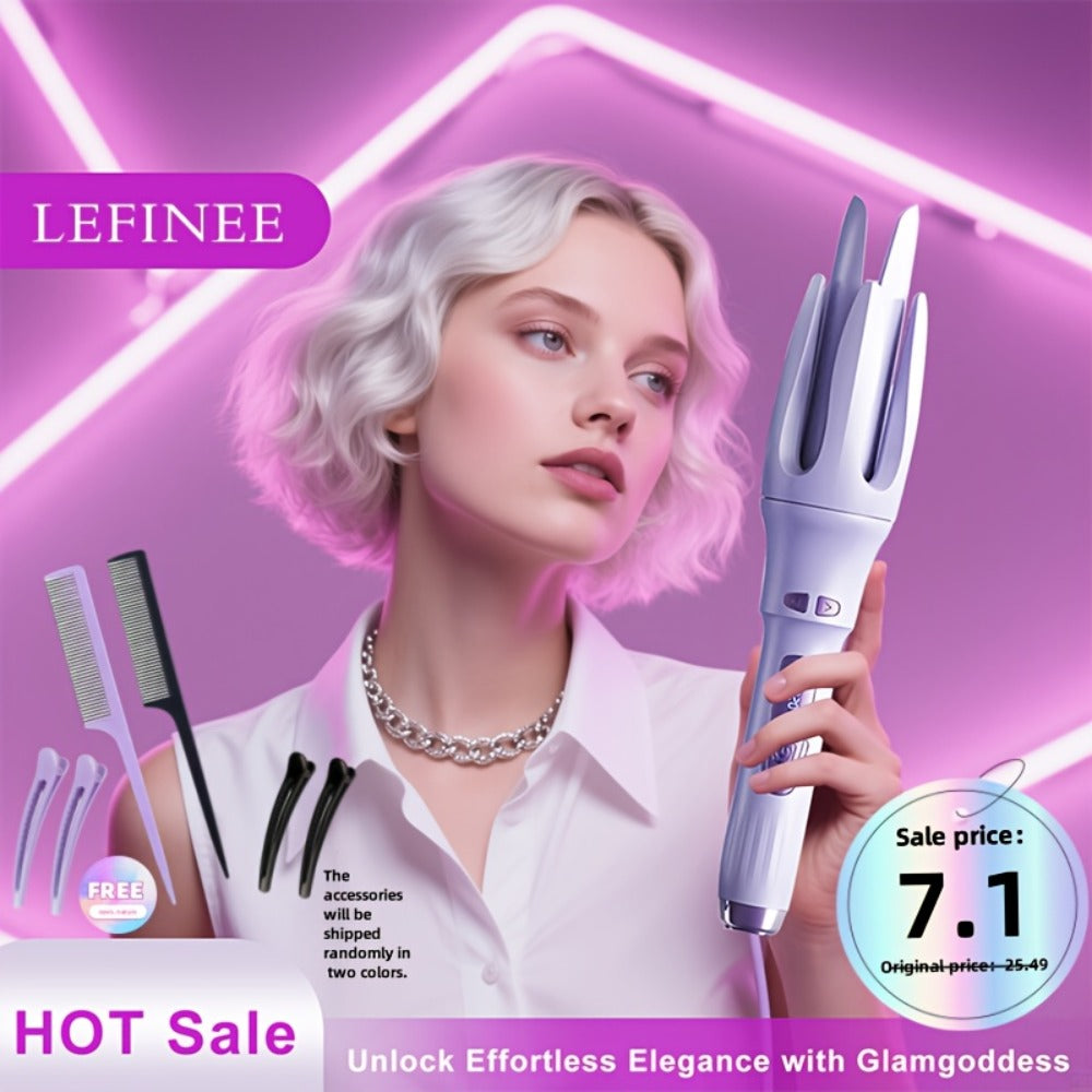 Automatic Curling Iron 32mm Essential Oil Coating, for Home, Travel and Salon Hair Styling — image 5