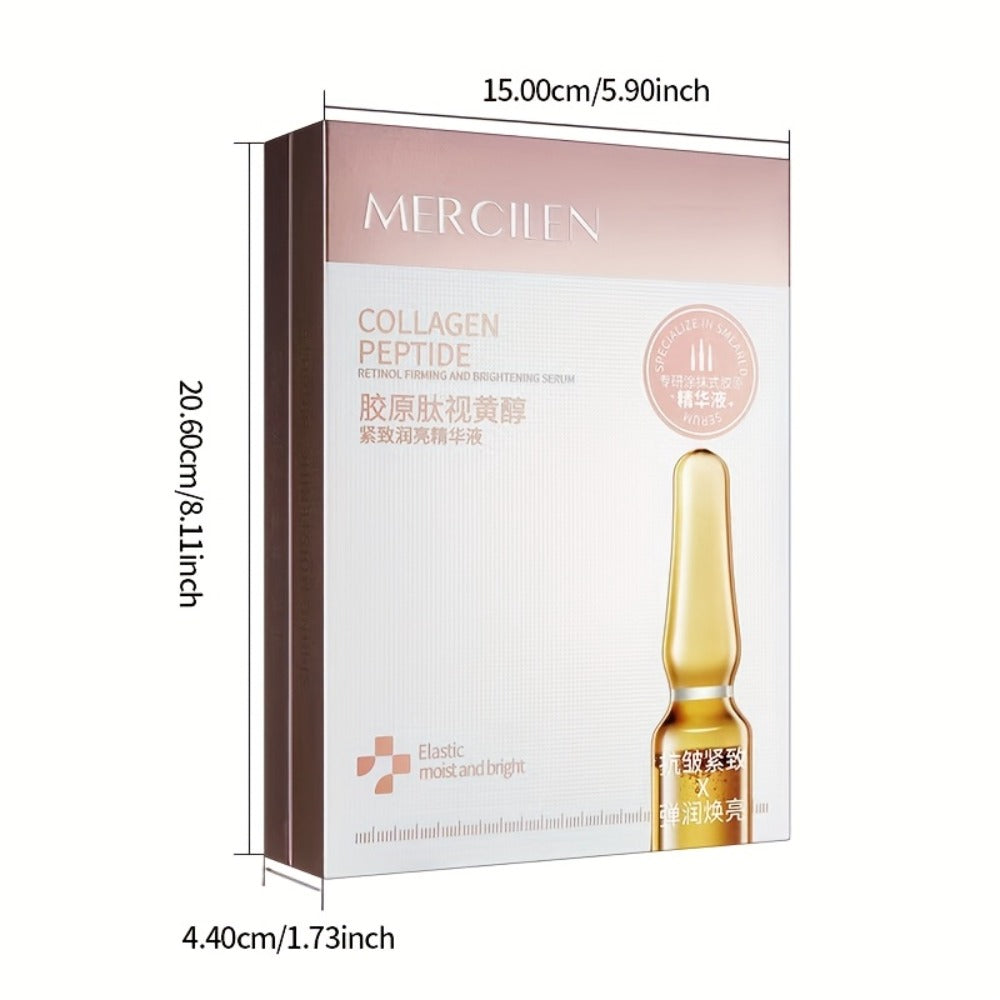 Retinol Face Serum 1.42oz - Collagen Peptide Anti Wrinkle Dropper Serum, Fragrance Free Sensitive Skin Daily Skincare for Wom