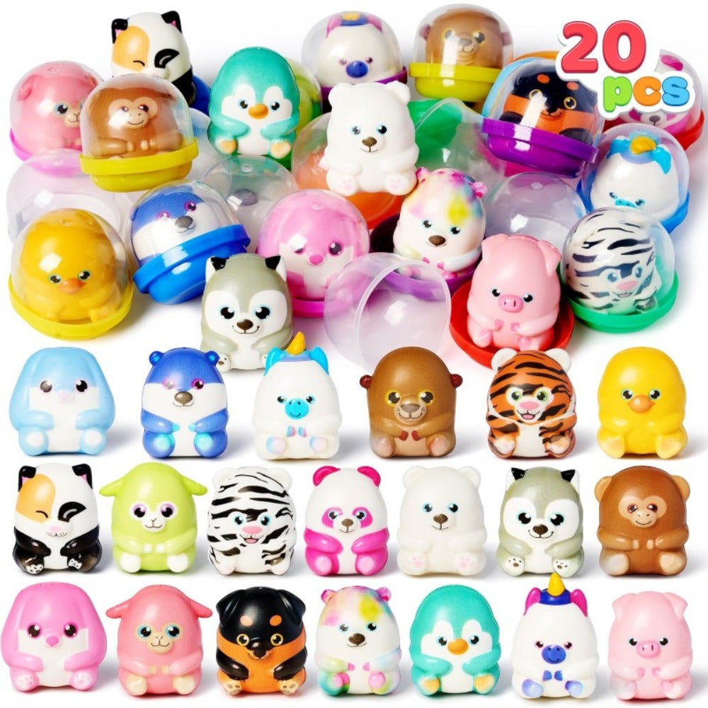 Mochi Squishy Toys 20 Pack, Slow Rising Cute Animal Squishies Bulk Party Favors for Kids, Classroom Prizes — image 11