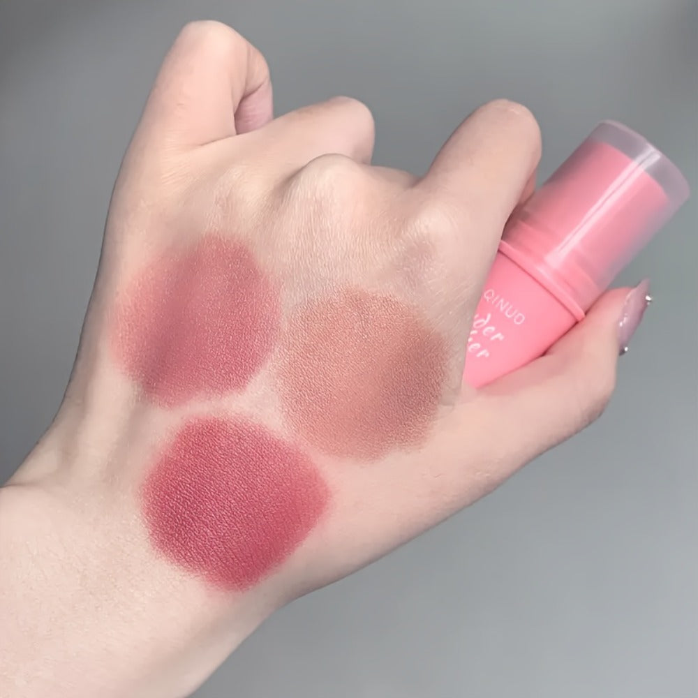 Matte Cream Blush Stick Set 3pcs Multifunctional, Waterproof Non-Greasy Formula, Blendable Color for Cheeks Lips & Eyes — ima