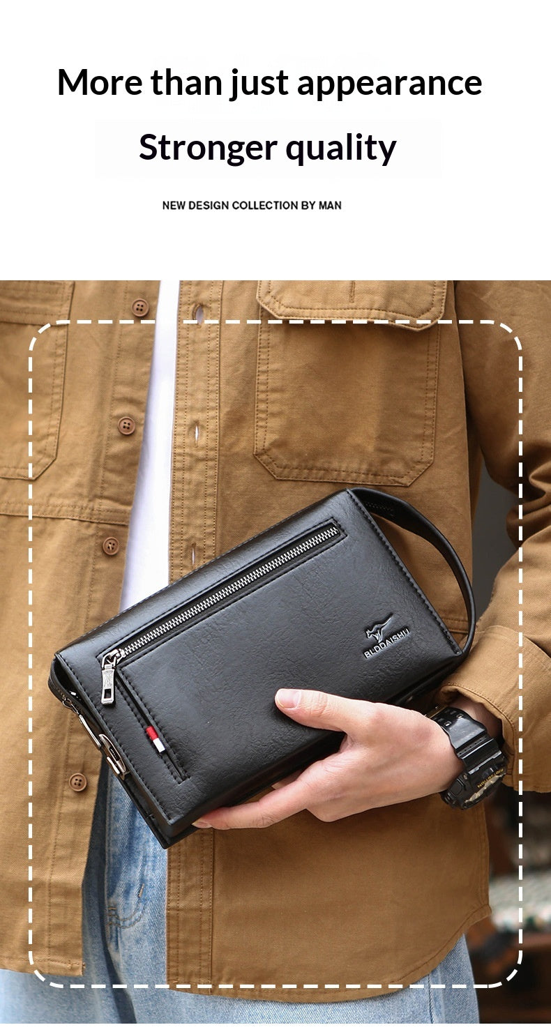 New Mens Wallet With A Combination Lock And Clutch Design