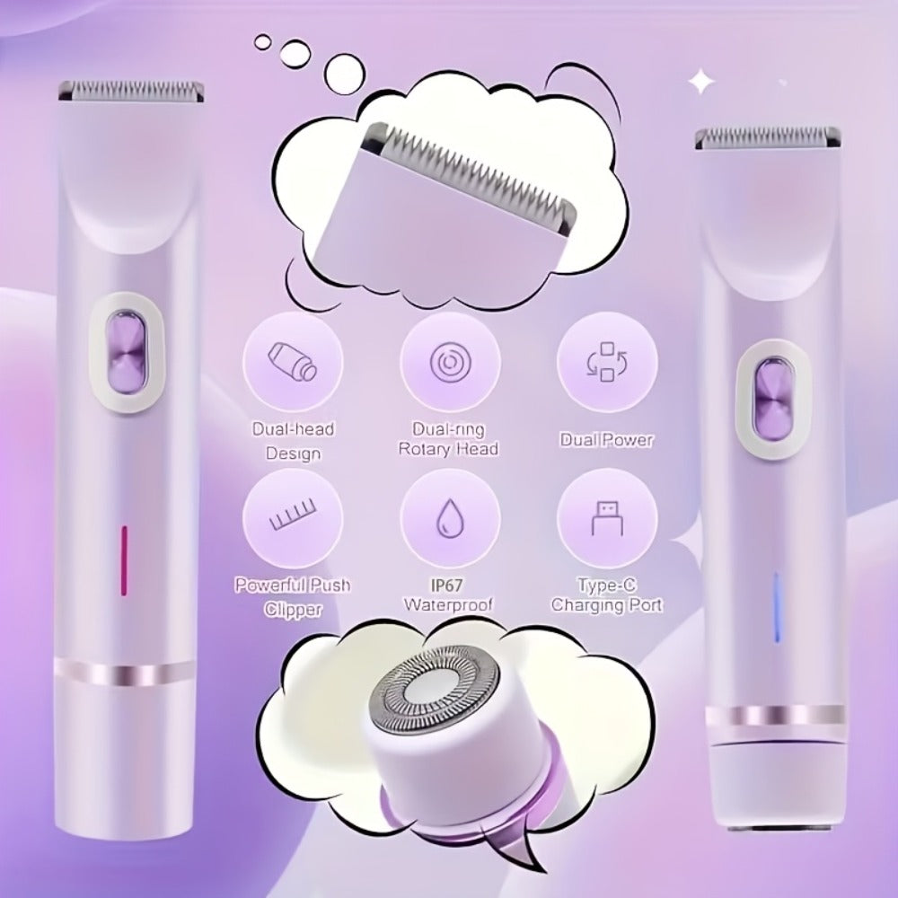 Electric Shaver with USB Rechargeable Power for Dry or Wet Use in Three Colors — image 11