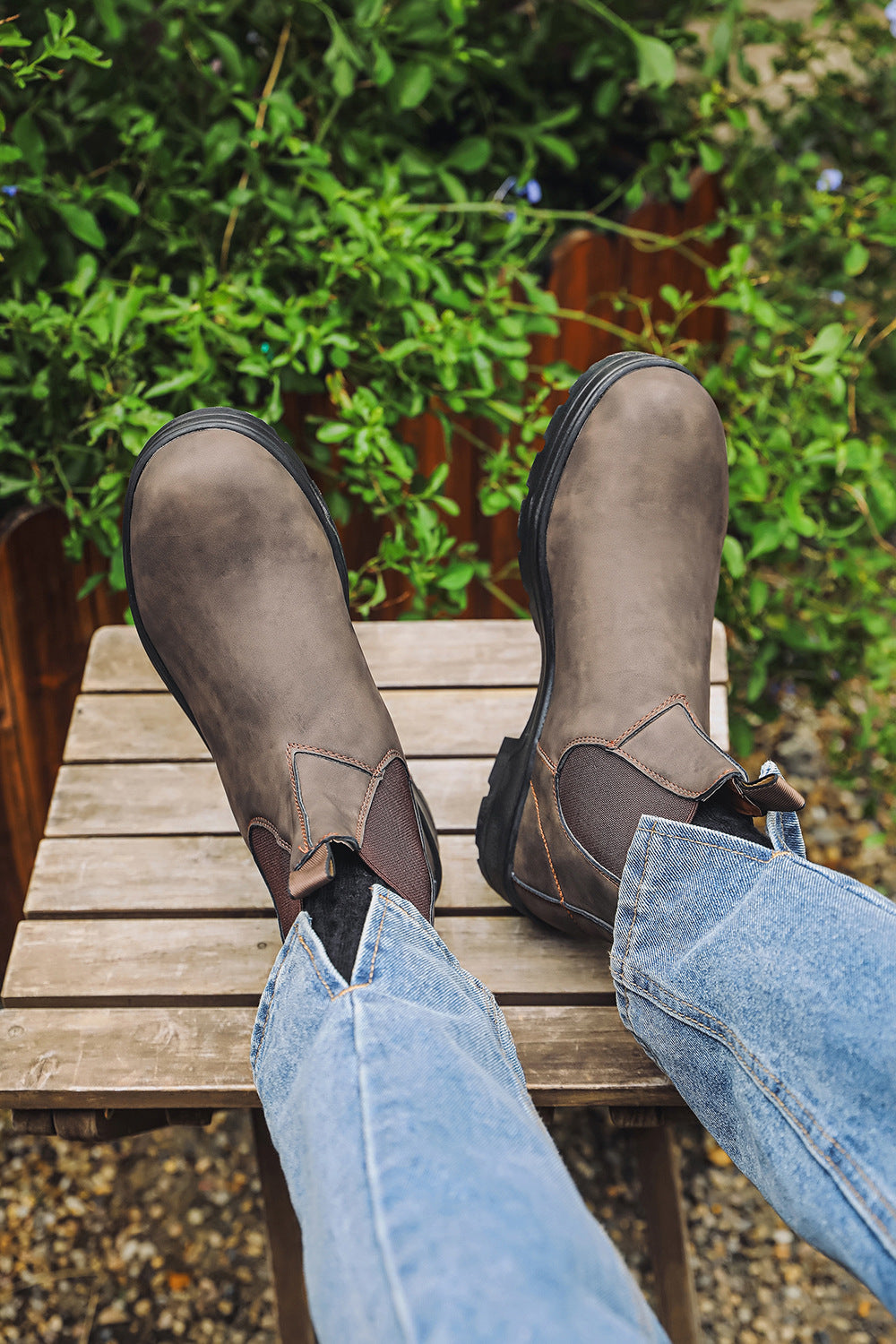 Chelsea Men's Leather Boots