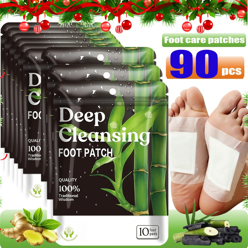 Detox Foot Patches with Bamboo Vinegar Ginger & Lavender – Natural Plant Formula Deep Cleansing Overnight Foot Pads — image 5