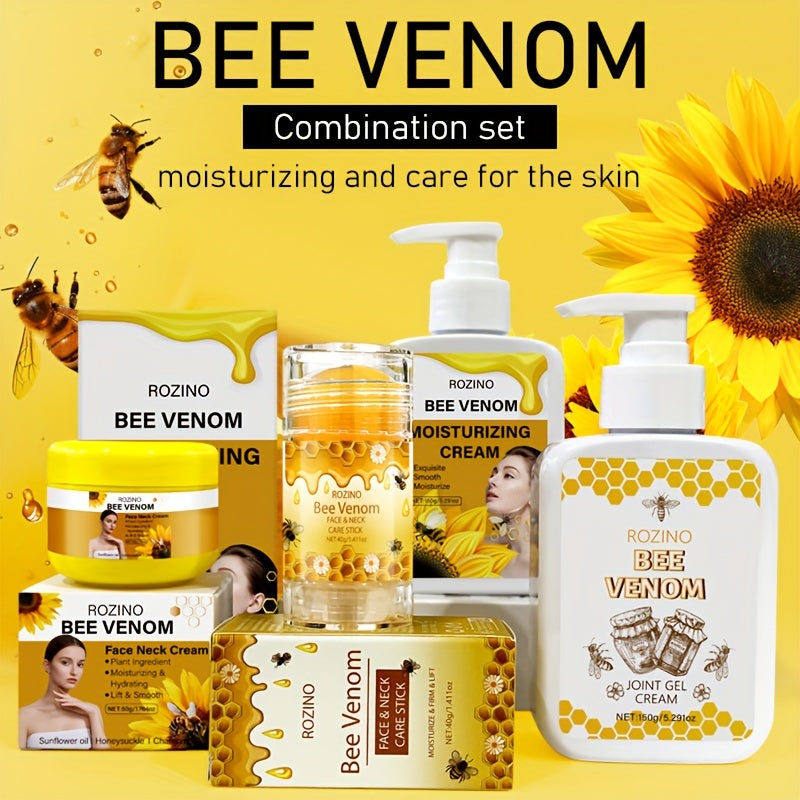 4-Piece ROZINO Bee-Themed Skincare Gift Set with Face and Body Containers in 40g, 50g and 150g Sizes — image 13