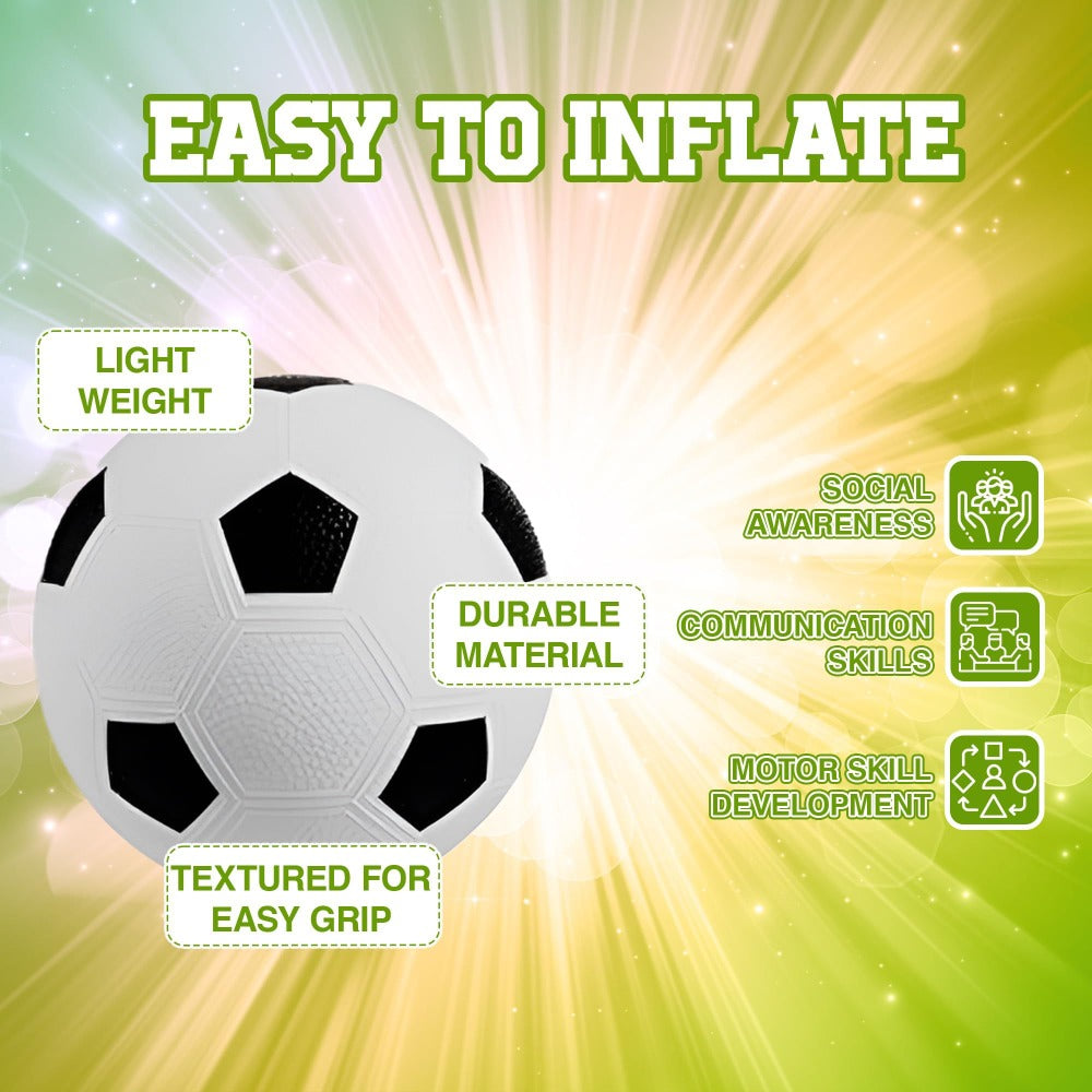 Kids Playground Ball Set 7-Pack with Air Pump, 10.6 Inch Outdoor Ball Plus 6-Inch Basketball Football Rugby — image 26