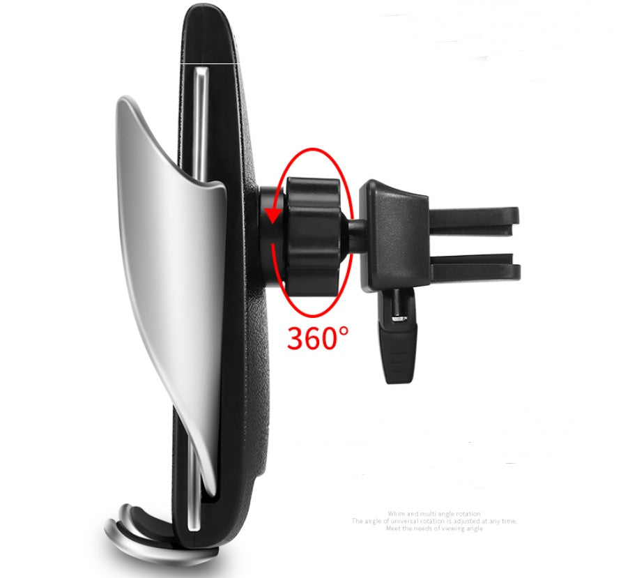 10W Car Wireless Charger with Phone Holder - Fast Induction Charging Mount
