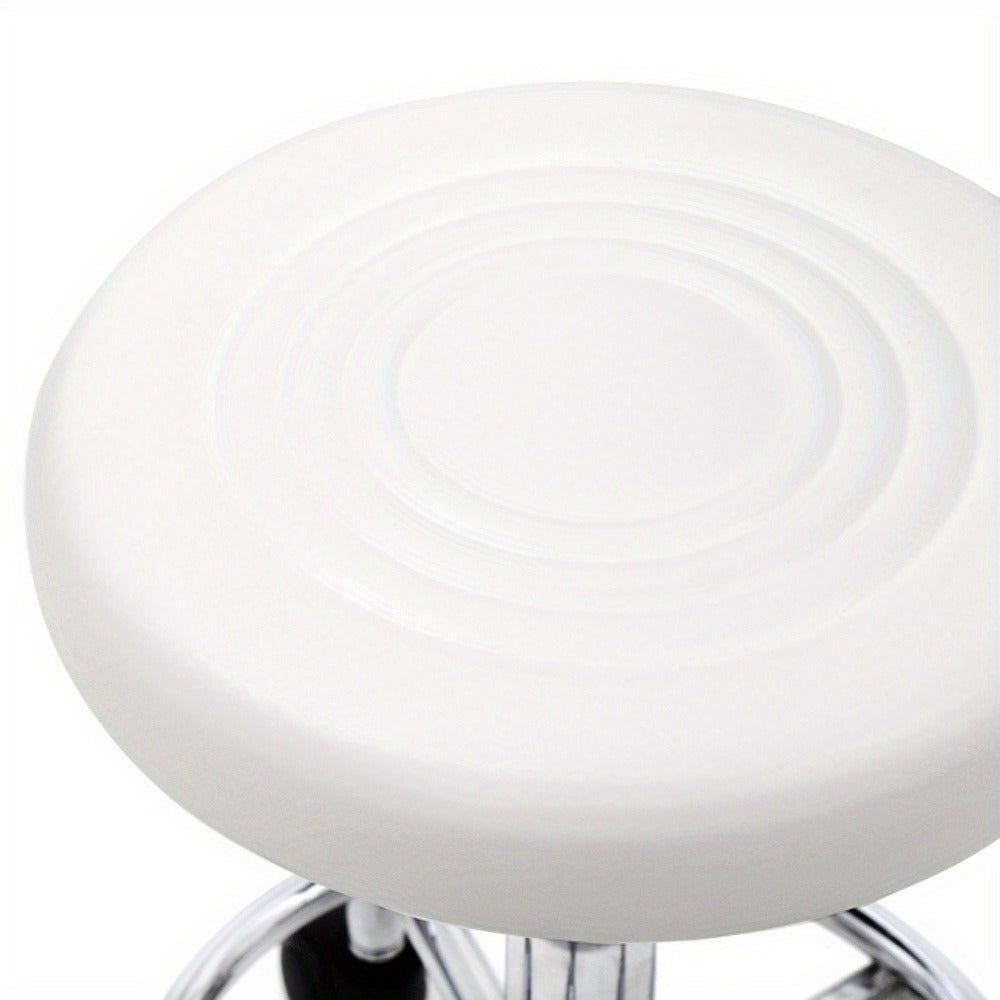 Saddle & Round Salon Stool with Backrest 360-Degree Swivel, Adjustable Height Professional Chair for Salon — image 14