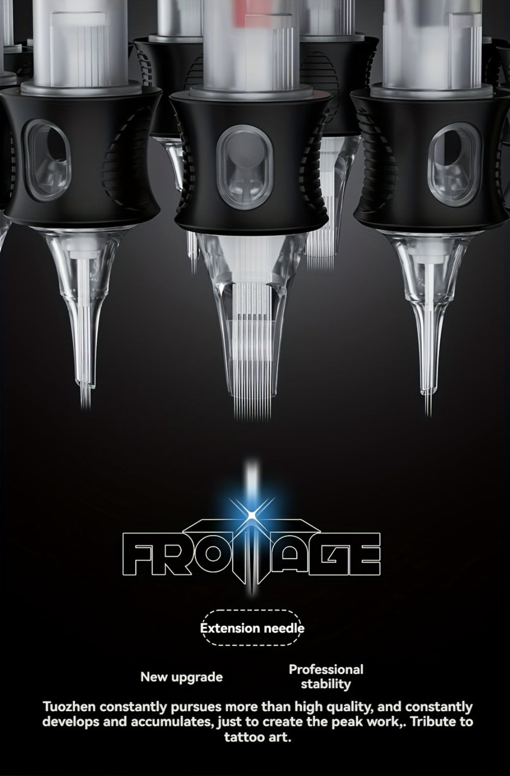 Tattoo Cartridge Needles with Frotage Label, 26 Retained RL RLT RS CM and M1 Cartridge Size Options — image 37