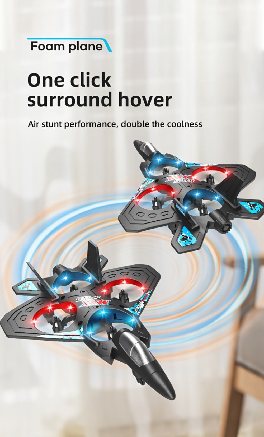Kids Drone with Altitude Hold for Beginners, Rechargeable RC Flying Toy with the Listed Color, Size or Set Options for Everyd
