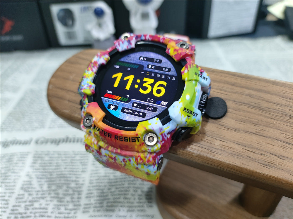 Outdoor Smartwatch With Bluetooth Calling Compass Flashlight And Sports Features
