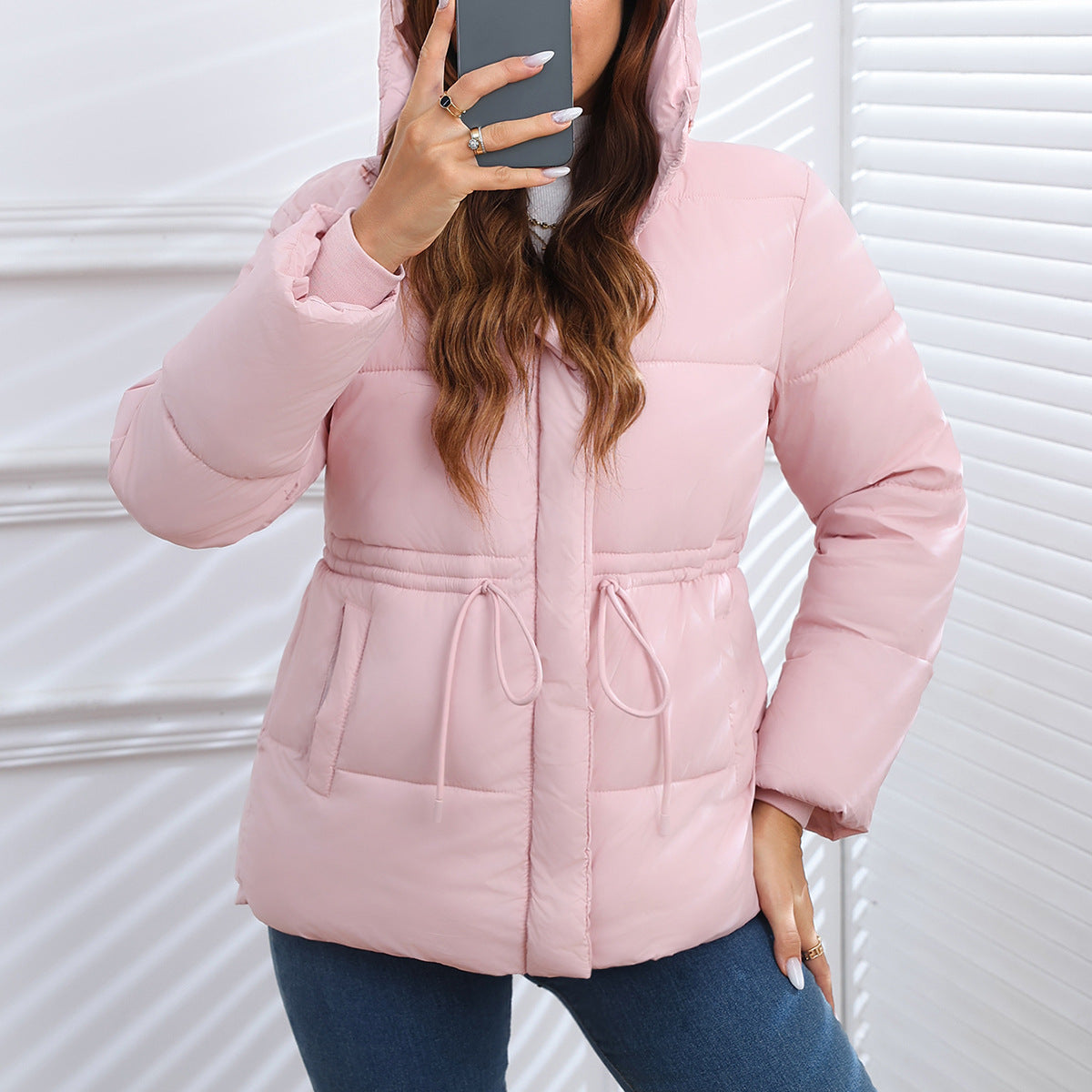 Women Puffer Coat Cotton-padded Jacket Cotton-padded
