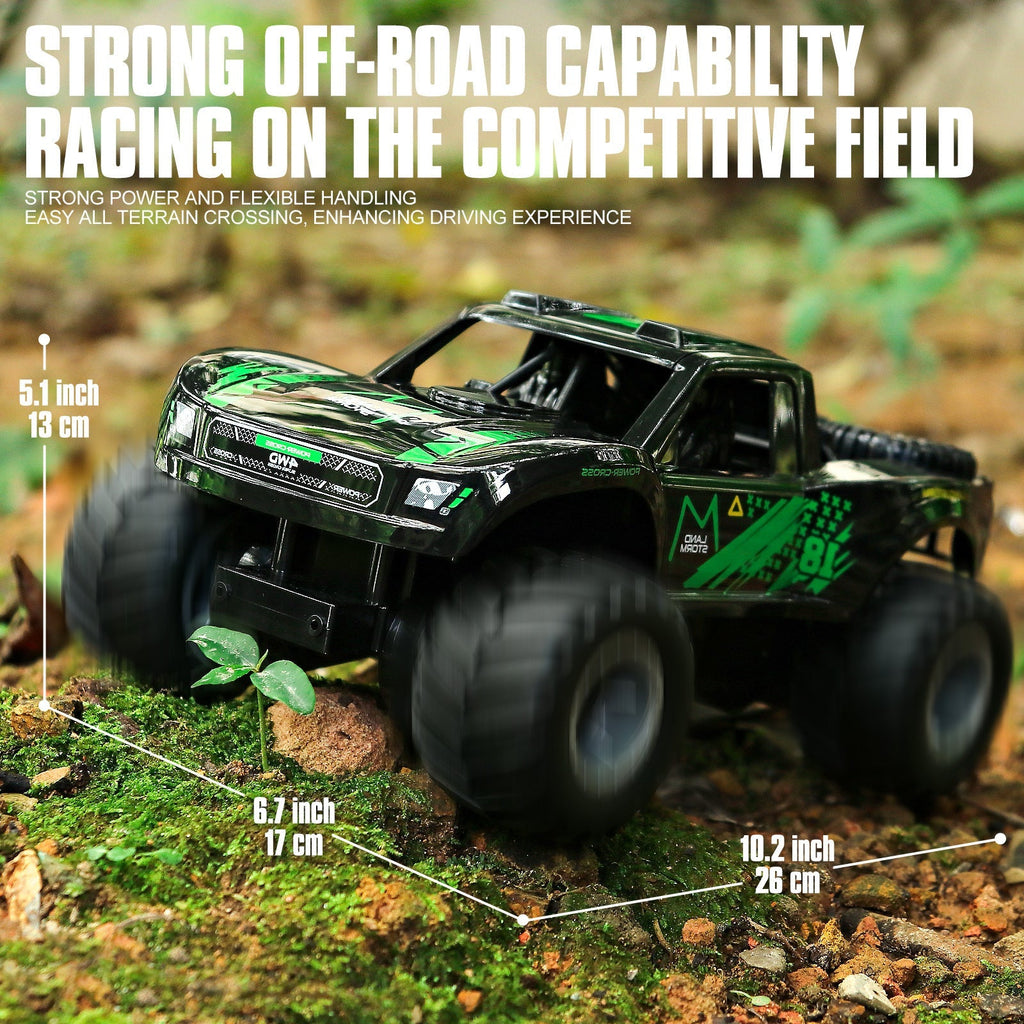 RC Monster Truck or Pickup 1:16 Scale in Five Body and Color Styles with 4WD Layout and Two Rechargeable Batteries — image 38