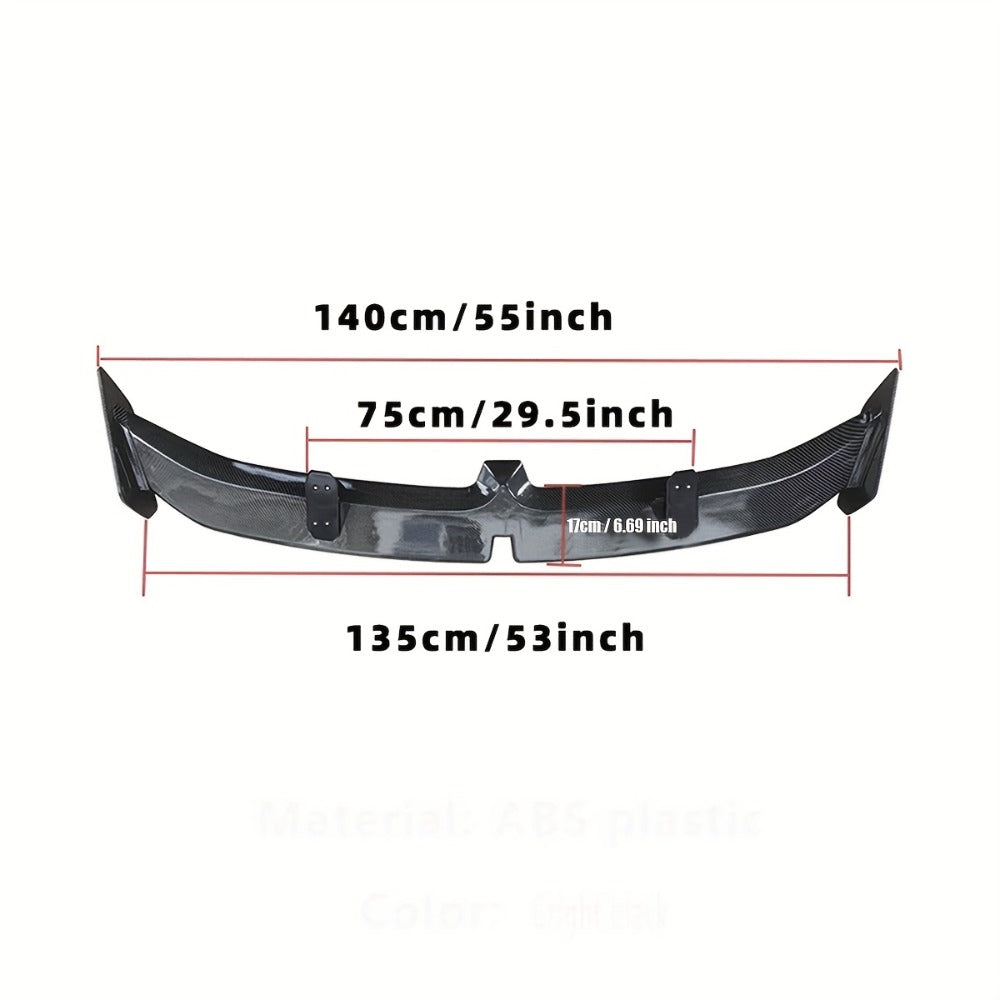 Universal Rear Spoiler Wing 54 Inch – ABS Pro Style Trunk Lid Spoiler, UV-Resistant, Fits Honda Toyota Subaru BMW Dodge Sedan