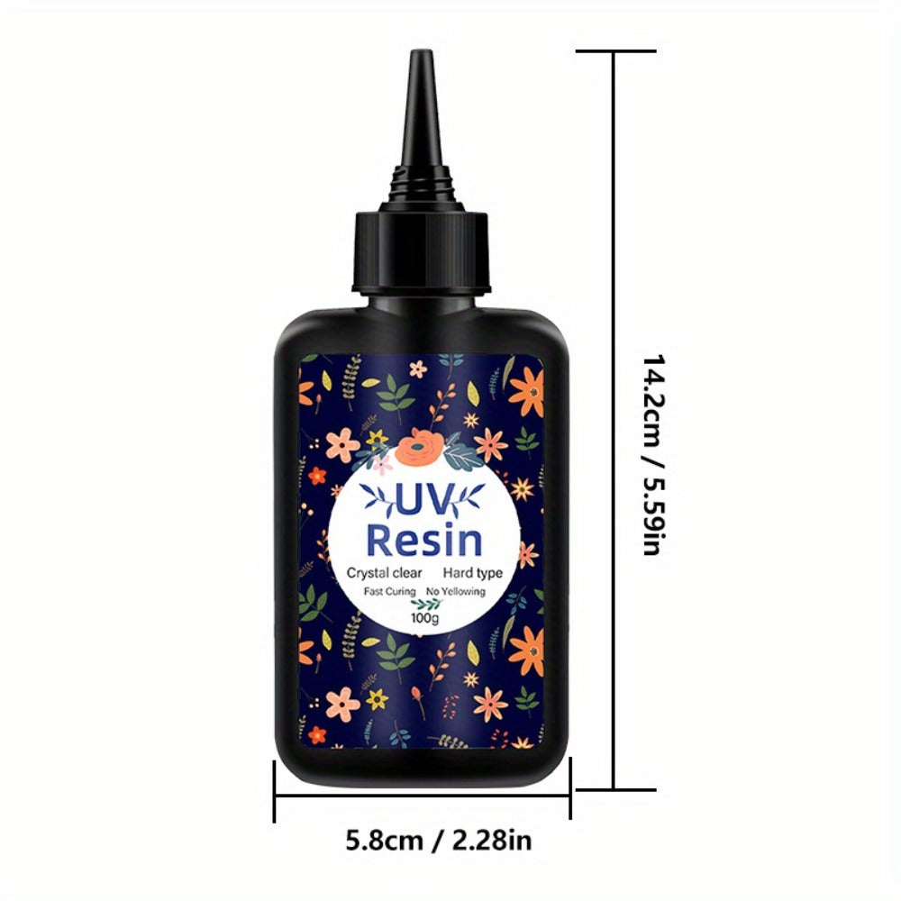 UV Resin Fast Curing Crystal Clear High Viscosity Transparent Epoxy Resin for Jewelry Making Casting & Crafts — image 5