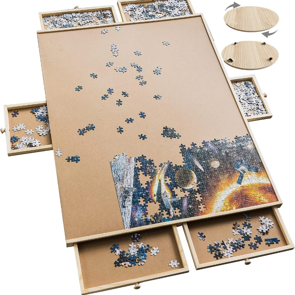 Puzzle Board with 35.3 x 26.7-Inch Surface and 1500-Piece Label — image 2