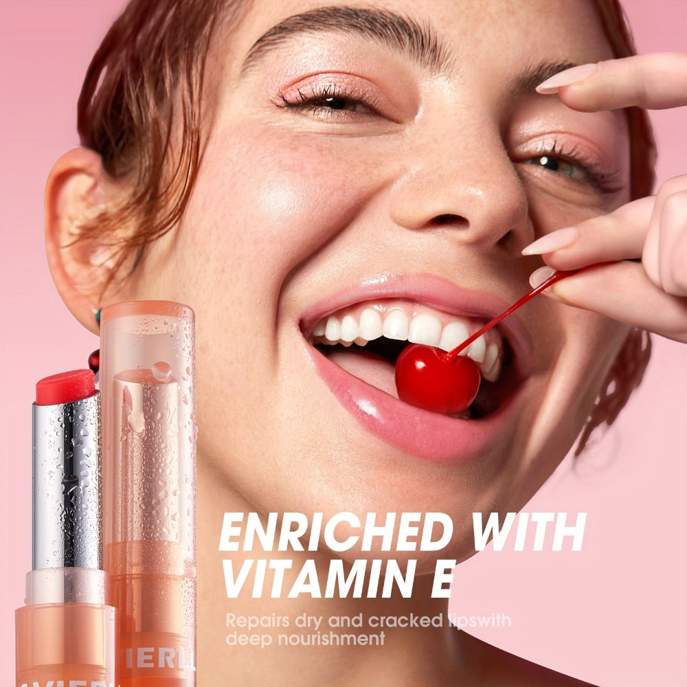 Moisturizing Lip Balm Set 4pcs Waterproof with Vitamin E Oil & Plant Oils – Long-Lasting Nourishing Lip Care for Dry Chapped 