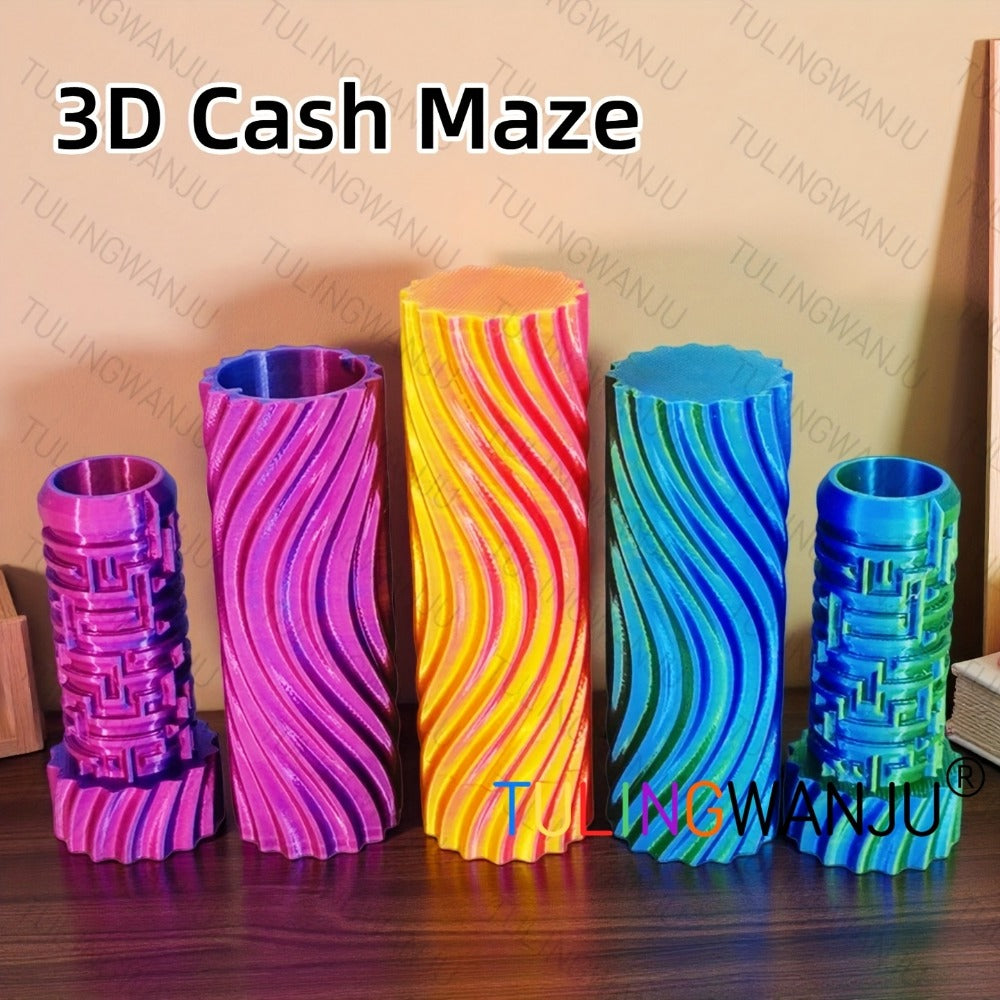 3D Cash Maze Gift Box Set of 6 – Puzzle Money Gift Box, 3D Printed Festive Present Container for Cash & Gift Cards — image 4