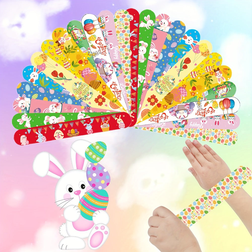 Party Favors Easter PVC Slap Bracelets, 72-Piece Spring-Theme Assortment for Egg Hunts and Events — image 11