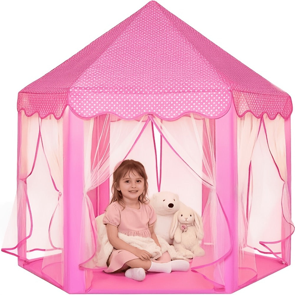 Princess Castle Play Tent for Girls Kids Indoor Outdoor Playhouse Large Toy with the Listed Color, Size or Set Options for Ev