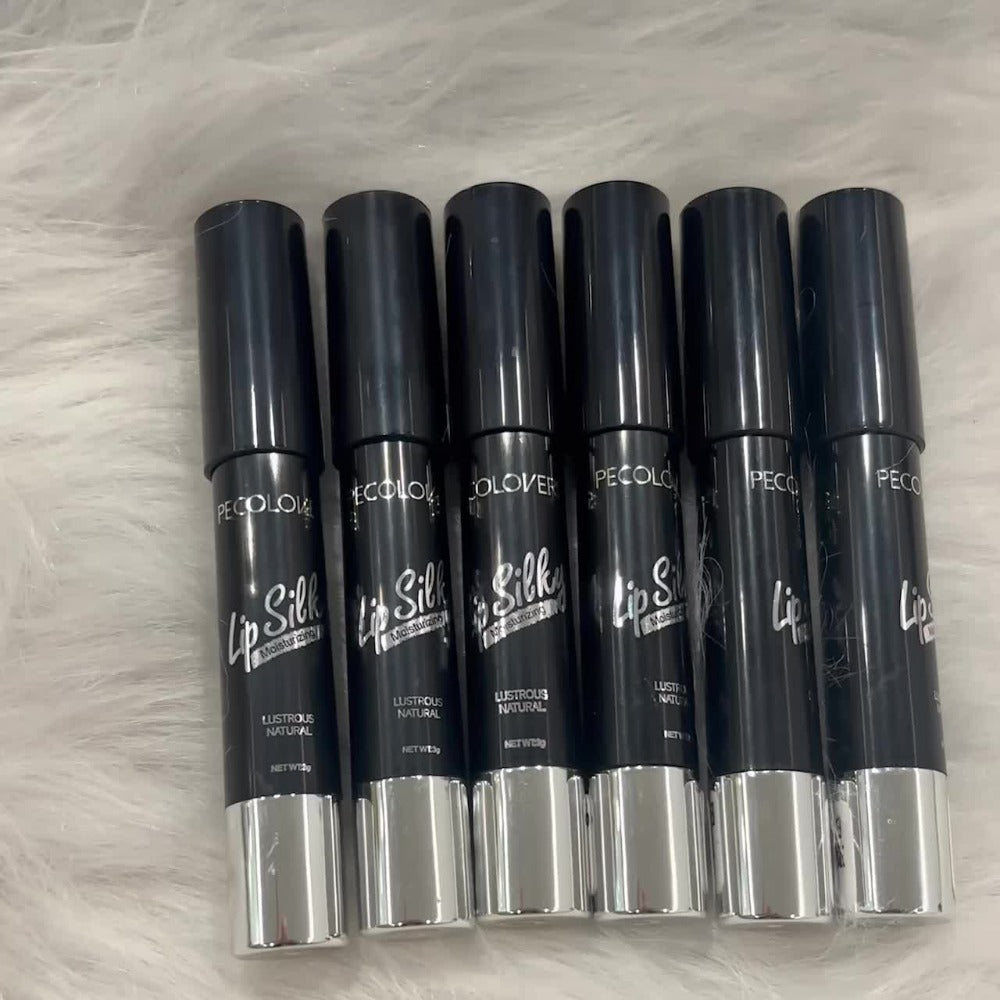 Lipstick Set, PECOLOVERS 6-Piece Cream Crayon Collection with Nude, Rose, Berry and Red Colors — image 8
