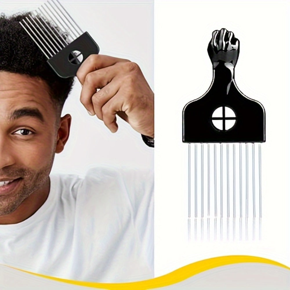 Hair Accessories Four-Piece Curling Sponge Kit with Styling Glove, Metal Pick and Twist Comb — image 2