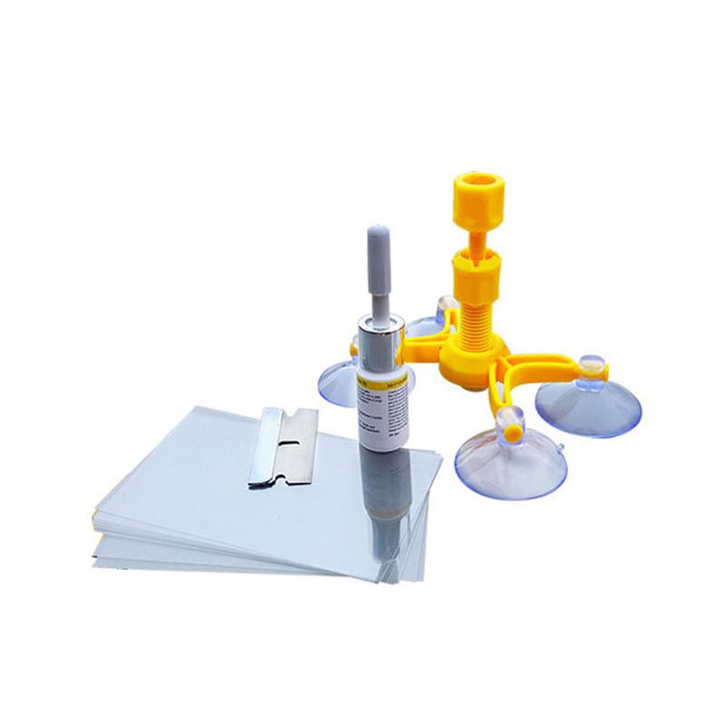 l Car Windshield Repair Tool 1 Set Repair Agent Suction Cup Auto Front Window Repairing Paintless Dent Removal Tools