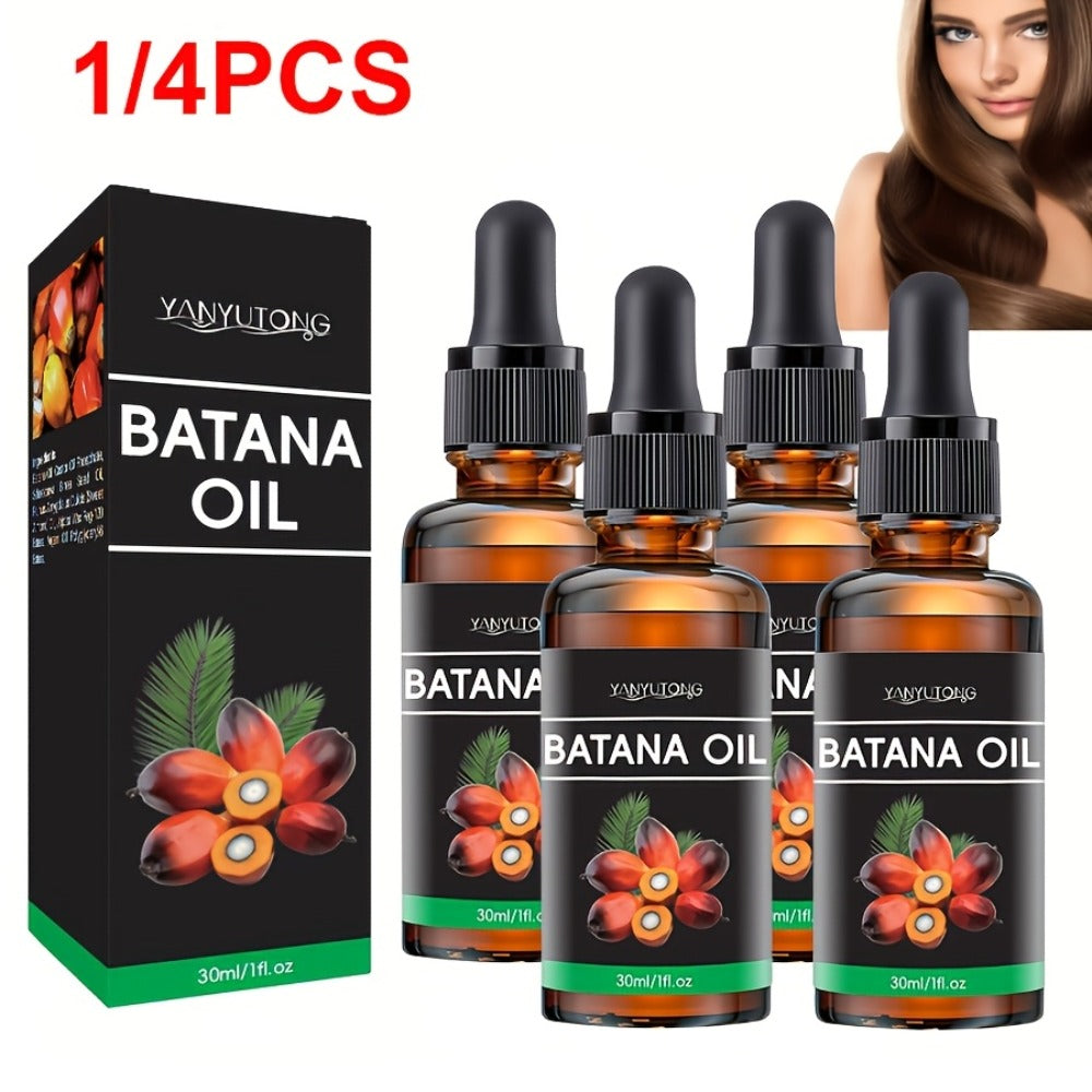 Batana Oil Hair Treatment Leave-In Essence 30ml – Plant Extract Deep Moisturizing Scalp Care, Lasting Fragrance, Frizz Contro