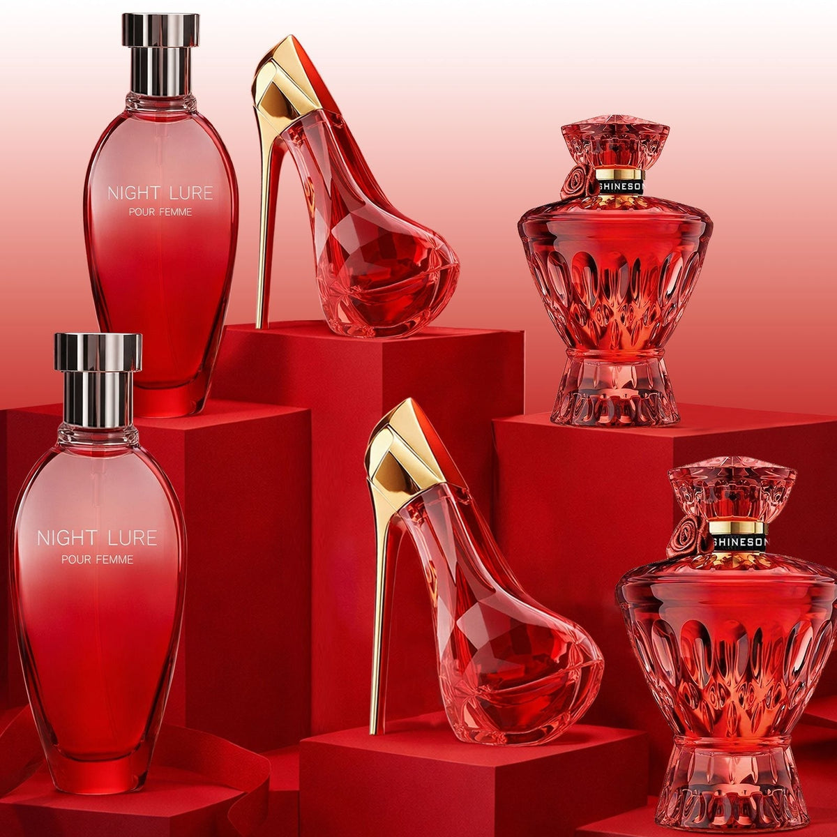 Women's Perfume Night Lure Eau de Parfum Three-Piece Gift Set with Floral Musk Fragrance Profile — image 9