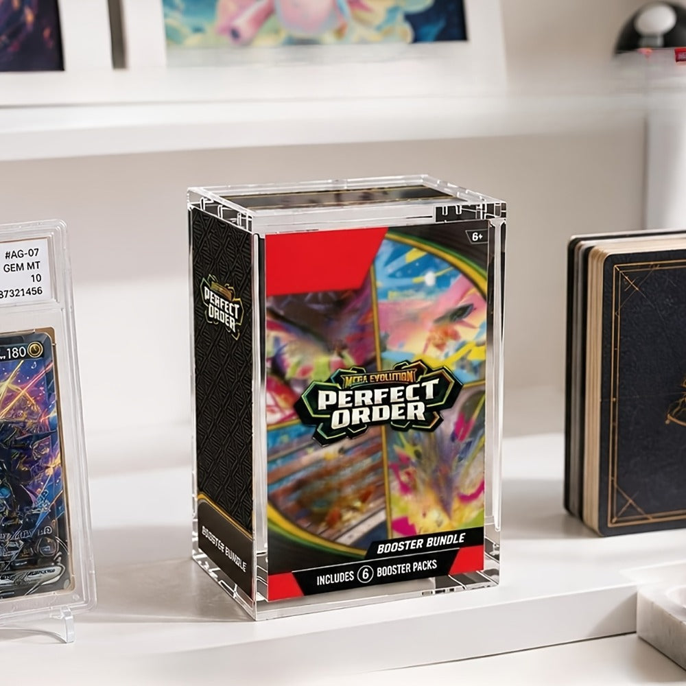 Pokemon Acrylic Display Case for ETB & Booster Bundle with the Listed Color, Size or Set Options for Everyday Use — image 8