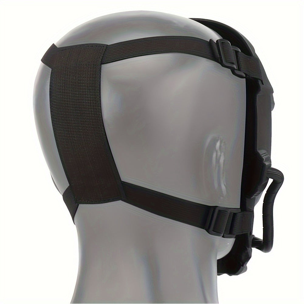 Silver-Plated Mechanical Costume Mask with Full-Face Sci-Fi Design and Sculpted Black Interior — image 8