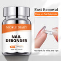 Press On Nail Debonder Remover 80ml – Fast 3-5 Second Soak-Off Liquid for False Tips, Rhinestone Glue Remover, No Damage Easy