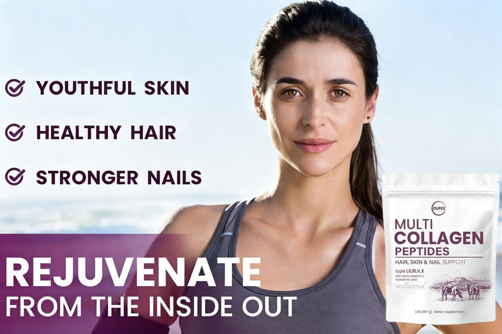 Collagen Powder Multi- Complex, Hydrolyzed Types I, II & III with Skin Nutrients for, Skin Elasticity — image 8