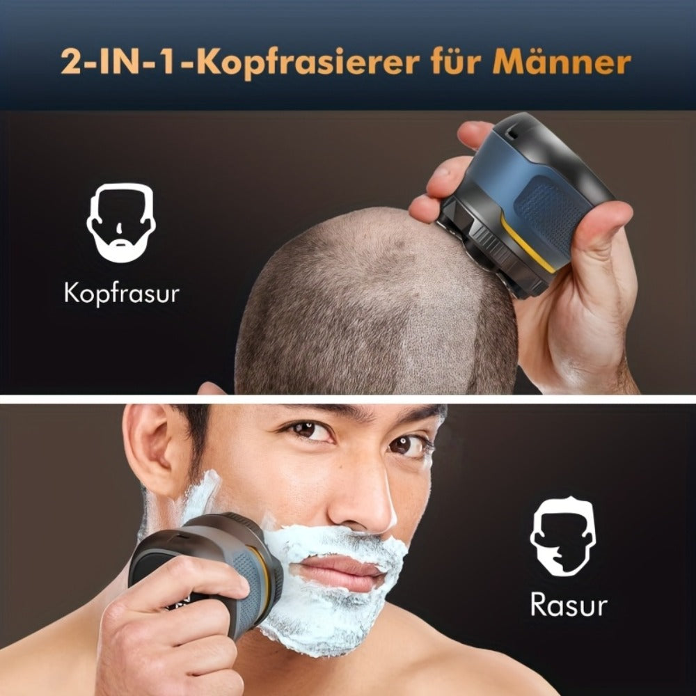 Electric Shaver 6D Dual-Ring Floating Blade with IPX7, Type-C Charging, LED Display and Nose Trimmer — image 5