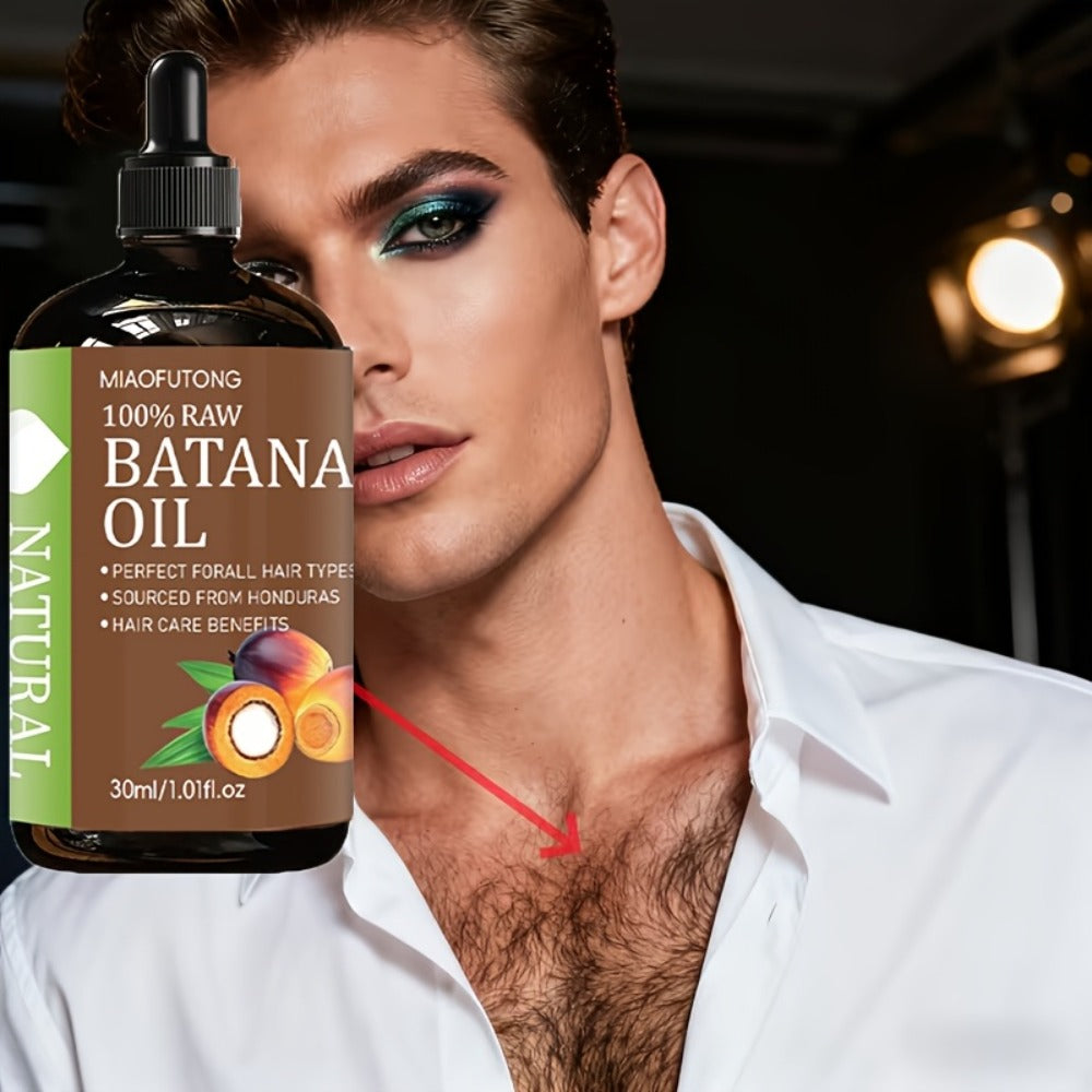 Hair Oil MIAOFUTONG Batana 30ml Amber Dropper Bottle with 1.01fl oz Label for Hair and Scalp Application — image 8