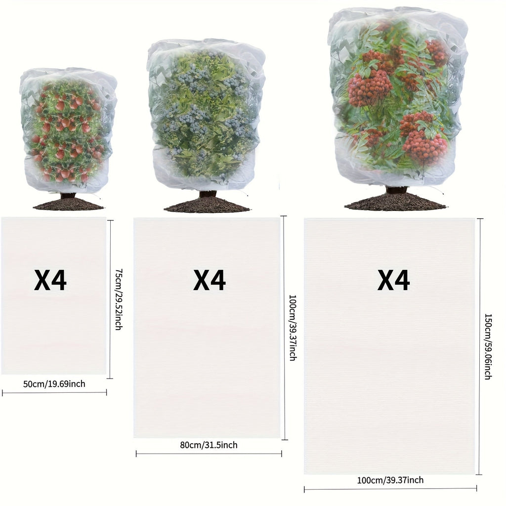Garden Netting | Plant Protection Bags Drawstring Insect Bird Barrier — image 4