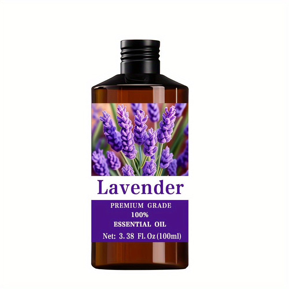 Essential Oil Lavender Floral Herbal Aroma in 100ml Bottle for Diffuser, Massage and Personal Care Use — image 3