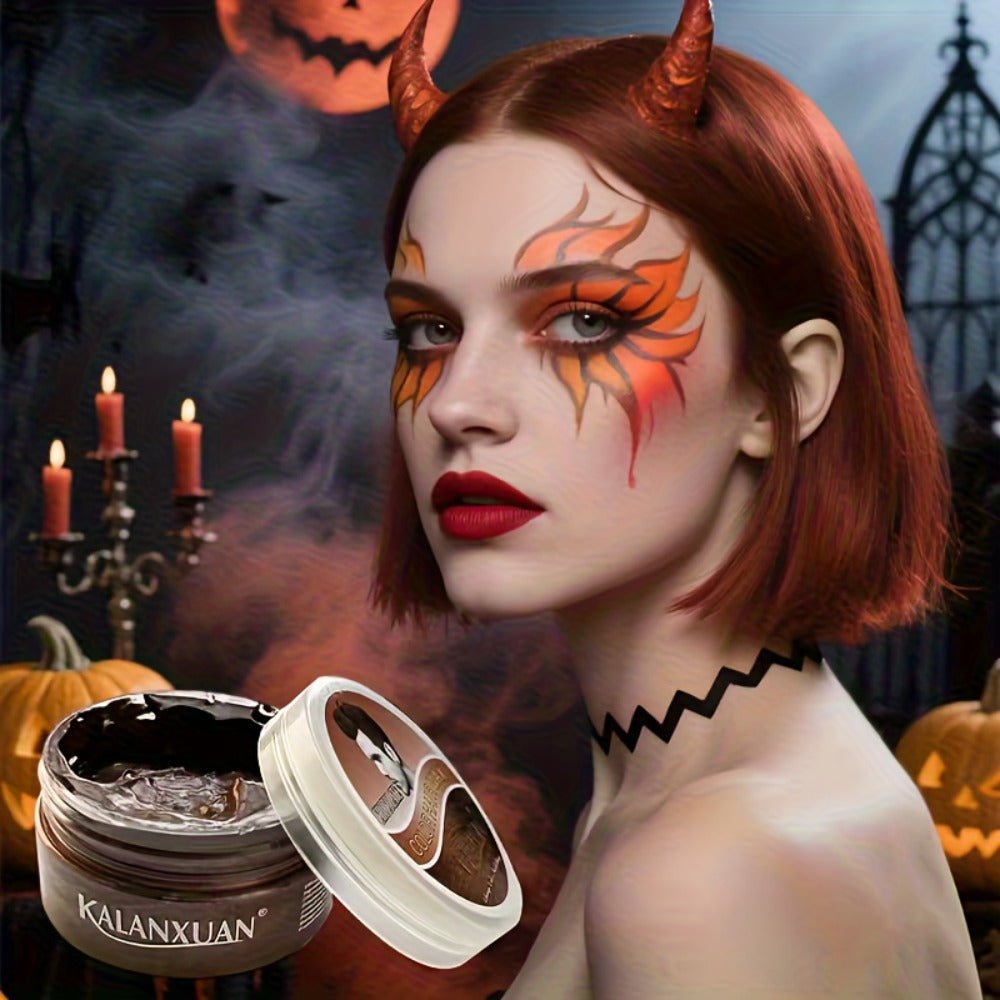 Temporary Hair Color Wax Disposable DIY Styling Cream Y2K Aesthetic for Parties Festivals Halloween Cosplay 9 Colors Blue Pur