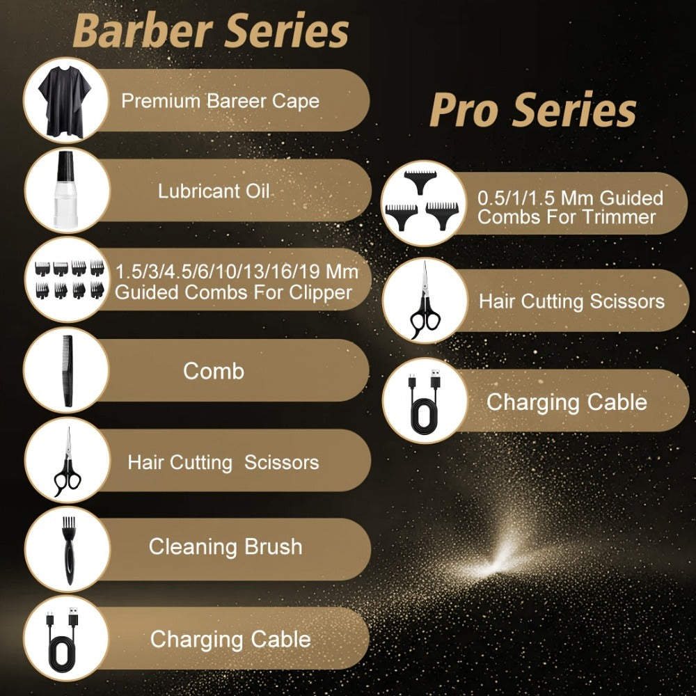 Hair Clipper Seacol Cordless Clipper Configurations with LED Displays, USB Charging and Guide Comb Accessories — image 10