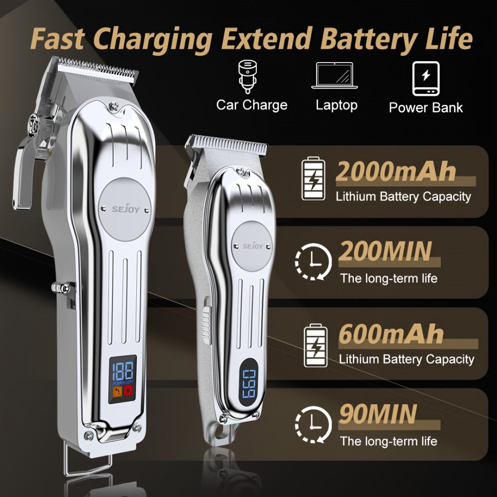 Hair Clipper Seacol Cordless Clipper Configurations with LED Displays, USB Charging and Guide Comb Accessories — image 12