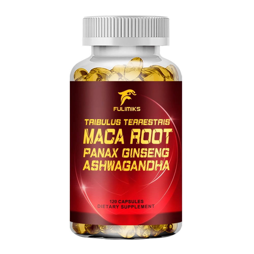 Tribulus and Maca Men's Health Supplement Vegetable Capsules, 120 Count in One Labeled Bottle — image 3