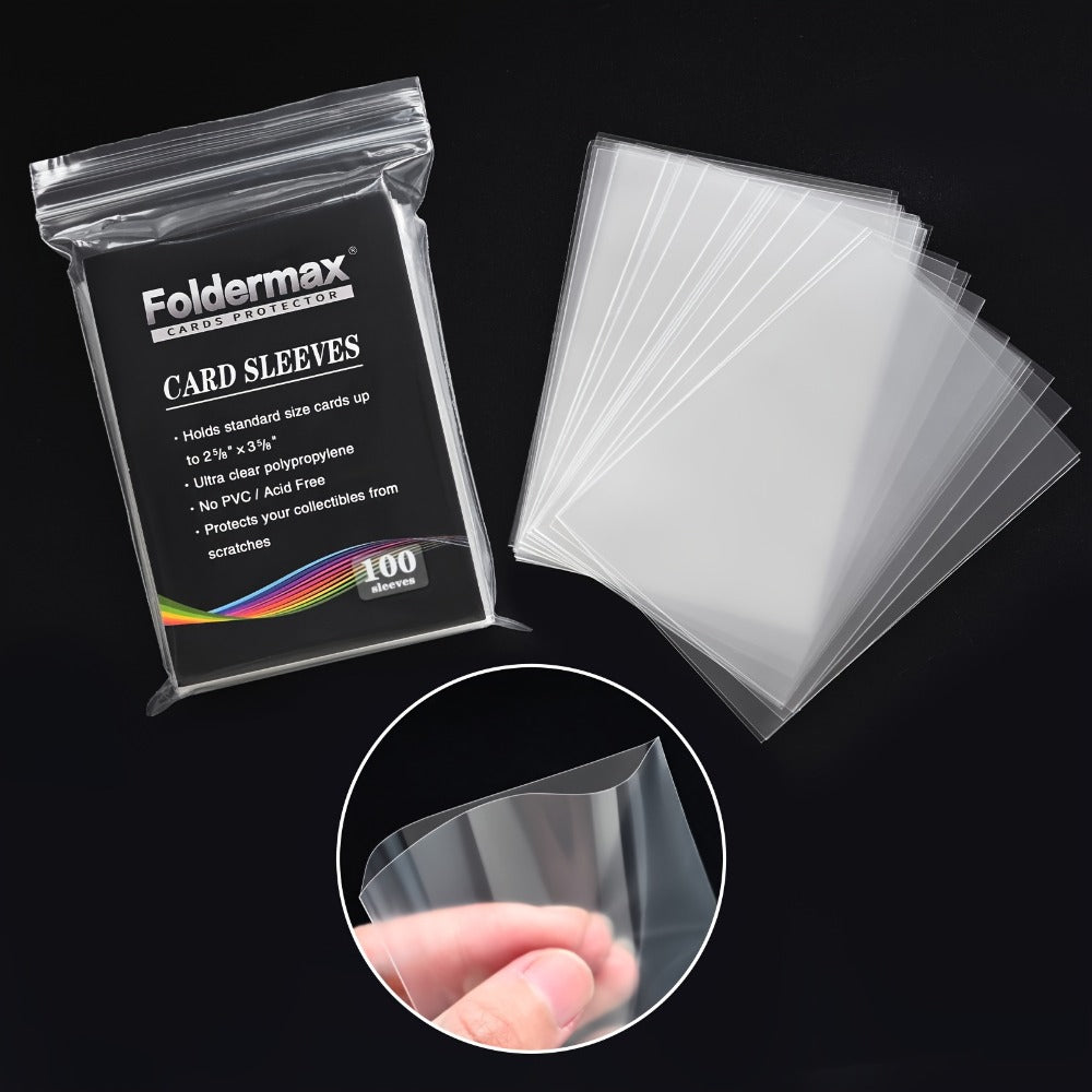 Penny Sleeves for Trading Cards 200/500/1000/2000 Pack – Premium Soft Card Sleeves for Baseball, TCG, Game Cards | Kids & Col