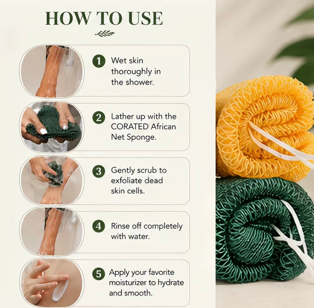 AfriGlow Exfoliating Sponge