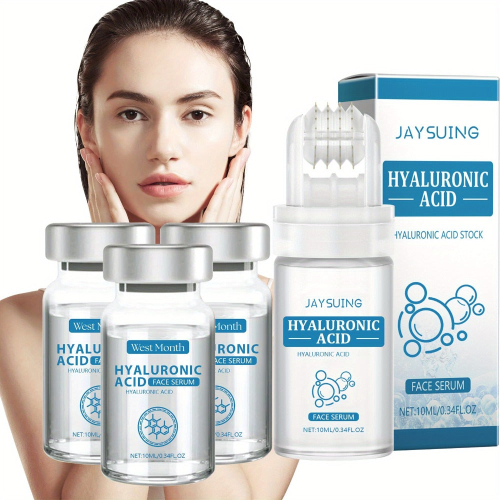 Hyaluronic Acid Collagen Elastin Micro Infusion Facial Serum 0.25mm - Microneedle Serum for Bath Time, Home Spa and Personal 