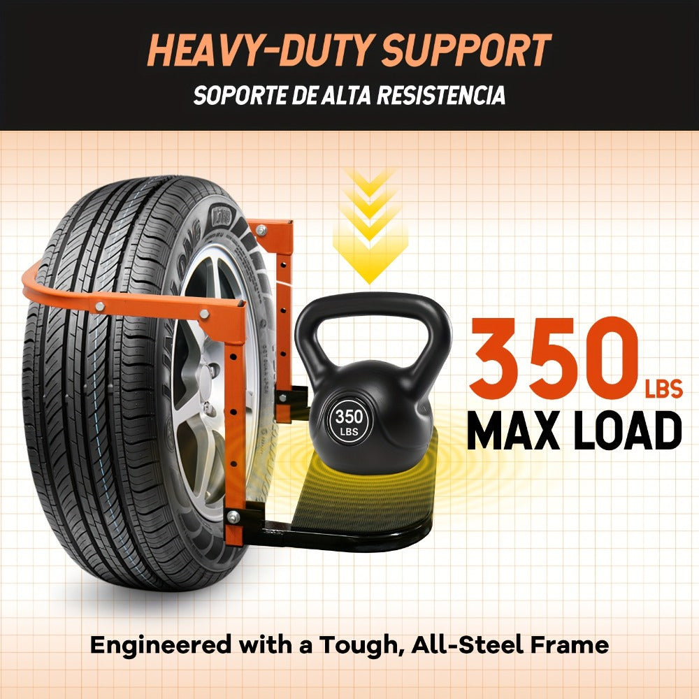 Tire Step Foldable Anti-Slip Thickened – 300 / 500 / 650 lb Capacity Adjustable Height for Truck SUV Trailer Maintenance — im